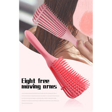 Load image into Gallery viewer, Hair  Smoothing  Comb Scalp Massage Hair Comb Multi-function Dry Wet Curly Hair Home Barber Accessories Black_18-25CM
