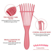 Load image into Gallery viewer, Hair  Smoothing  Comb Scalp Massage Hair Comb Multi-function Dry Wet Curly Hair Home Barber Accessories Green_18-25CM
