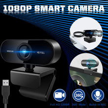 Load image into Gallery viewer, Camera High-definition Webcast Usb Camera Computer Meeting Video Intercom Camera 1080p Black
