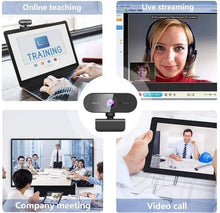 Load image into Gallery viewer, Camera High-definition Webcast Usb Camera Computer Meeting Video Intercom Camera 1080p Black
