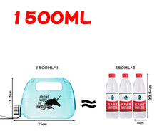 Load image into Gallery viewer, 1500ML Sports  Back  Kettle Creative Backpack Water Bottle Frosted Cup For Gym Fitness Tourism Transparent
