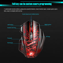 Charger l&#39;image dans la galerie, Imice A7 Gamer  Mouse Colorful Backlight High Precision Optical Engine Abs Led Optical Mouse With Programming Keys black
