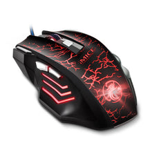 Charger l&#39;image dans la galerie, Imice A7 Gamer  Mouse Colorful Backlight High Precision Optical Engine Abs Led Optical Mouse With Programming Keys black
