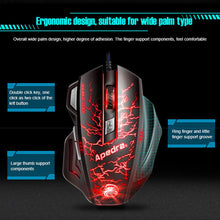 Charger l&#39;image dans la galerie, Imice A7 Gamer  Mouse Colorful Backlight High Precision Optical Engine Abs Led Optical Mouse With Programming Keys black
