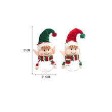 Load image into Gallery viewer, Christmas Decorations Candy  Can Candy Jar Gift Bag Christmas Tree Pendant Creative Home Gift Red Hat gift bag pendant
