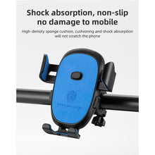 Lade das Bild in den Galerie-Viewer, Bicycle  Mobile  Phone  Holder 360 Rotatable One-key Locking Non-slip Mobile Phone Holder Black_Handlebar
