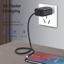 Carica l&#39;immagine nel visualizzatore di Gallery, Mobile  Phone  Cables Usb C Tpye C Bent Cable Pd 60w Quick Charge3.0 Charging Cable 480 Mbps Data Transmission Cables C turn C turn
