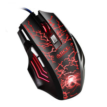 Charger l&#39;image dans la galerie, Imice A7 Gamer  Mouse Colorful Backlight High Precision Optical Engine Abs Led Optical Mouse With Programming Keys black
