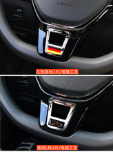 Load image into Gallery viewer, Car  Steering  Wheel  Trim R Line Emblem Sticker For Golf 7 7.5 Mk7 Arteon Jetta Tiguan Passat B8 Accessories Black R mark
