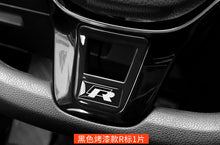 Load image into Gallery viewer, Car  Steering  Wheel  Trim R Line Emblem Sticker For Golf 7 7.5 Mk7 Arteon Jetta Tiguan Passat B8 Accessories Black R mark
