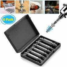 Load image into Gallery viewer, 6pcs/set Damaged  Screw  Extractor Kit Remover Extractor Easily Take Out Demolition Tools 4341 material 6pcs plastic box
