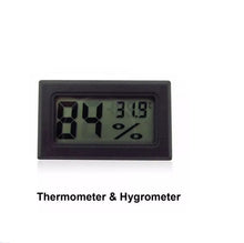 Carica l&#39;immagine nel visualizzatore di Gallery, Lcd Digital Thermometer Temperature  Hygrometer Humidity Meter Without Probe Black
