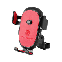 Cargar imagen en el visor de la galería, Bicycle  Mobile  Phone  Holder 360 Rotatable One-key Locking Non-slip Mobile Phone Holder Red_Rearview mirror
