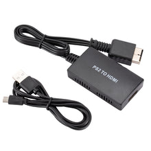 Load image into Gallery viewer, PS2 To HDMI-compatible  Converter PS2 Component To HDMI-compatible  Audio HD Game Console Adapter Black
