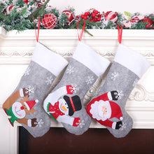 Load image into Gallery viewer, Christmas Stocking Gift  Bag Cute Candy Bag Tree Pendant Decoration With Lights Lighted socks deer
