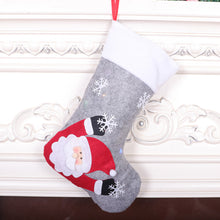 Load image into Gallery viewer, Christmas Stocking Gift  Bag Cute Candy Bag Tree Pendant Decoration With Lights Lighted socks deer
