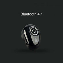 Carica l&#39;immagine nel visualizzatore di Gallery, S650 4.1 Bluetooth-compatible  Earphone Wireless Stereo Ultra-small Sports Hands-free Earbuds Black
