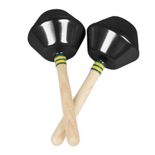 Charger l&#39;image dans la galerie, Children Instruments Hand-operated Sand  Hammer Music Accompaniment Sand Rattles Ball black
