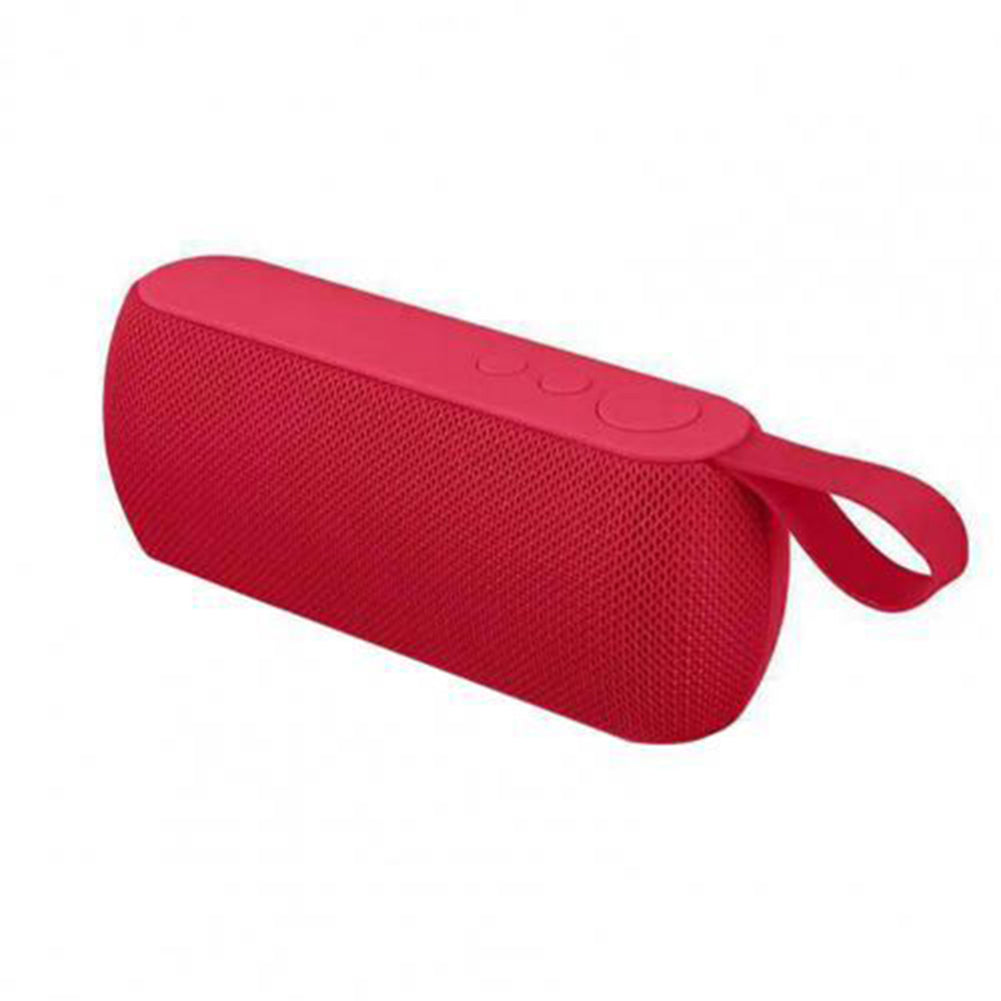 Q106 Wireless Bluetooth-compatible  Speaker 4.2 Outdoor Stereo Music Player Rechargeable Subwoofer Red