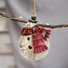 Cargar imagen en el visor de la galería, Christmas  Pendant Retro Old-fashioned Decoration Santa Claus Snowman Pendant Christmas Tree Decoration Left old man
