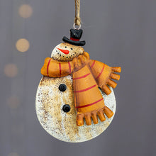 Load image into Gallery viewer, Christmas  Pendant Retro Old-fashioned Decoration Santa Claus Snowman Pendant Christmas Tree Decoration Left old man
