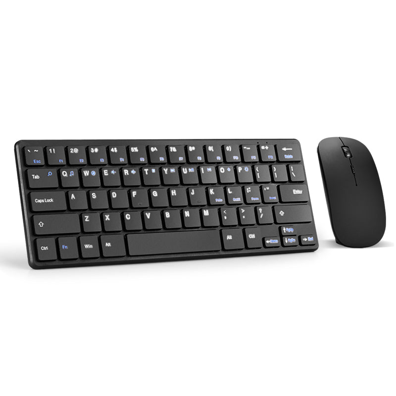 2.4g Wireless  Keyboard Mouse Set Portable 10m Distance Keyboard Set With Usb Wireless Receiver black