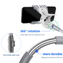 Carica l&#39;immagine nel visualizzatore di Gallery, Mobile  Phone  Holder 360-degree Rotating Live Broadcast Bracket Bedside Desktop Lazy Phone Holder Blue
