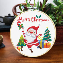 Lade das Bild in den Galerie-Viewer, Embroidery  Set Christmas Series 14ct Hanging Picture Simple Beginner Manual Diy Craft Kit Polar bear
