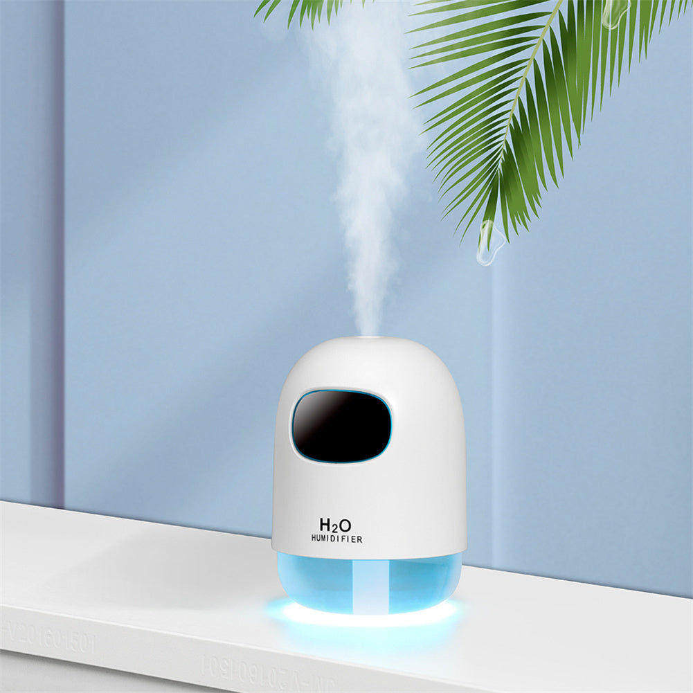 Portable Colorful Cool Large-capacity Humidifier Air-conditioning Heating Necessary White