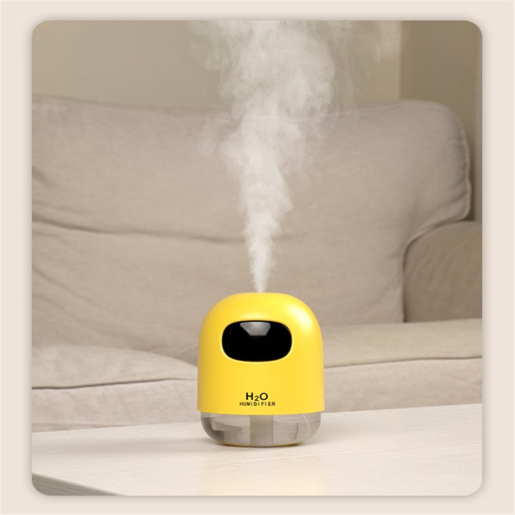 Portable Colorful Cool Large-capacity Humidifier Air-conditioning Heating Necessary yellow