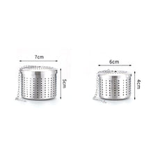 Carica l&#39;immagine nel visualizzatore di Gallery, 304 Stainless Steel Seasoning  Barrel Bucket Effectively Tea Leaking Hot Pot Home Tea Strainers Small 4*6cm
