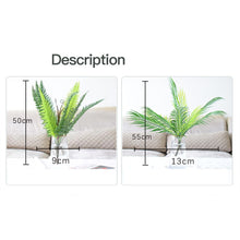 Load image into Gallery viewer, Simulation Green Leaf Artifical Plant Houshold Indoor Decoration Accessories Approximately 50*13cm
