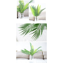 Load image into Gallery viewer, Simulation Green Leaf Artifical Plant Houshold Indoor Decoration Accessories Approximately 50*13cm
