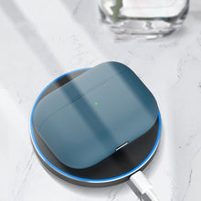 Carica l&#39;immagine nel visualizzatore di Gallery, Qi Wireless  Charger For Airpods pro Earphone Induction Fast Wireless Charging Pad White
