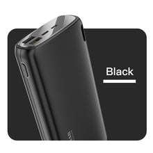 Load image into Gallery viewer, 18w Fast  Charging  Power  Bank 20000 Mah Portable Mobile Phone External Battery Powerbank Black
