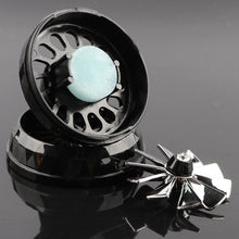 Charger l&#39;image dans la galerie, Car  Perfume Relieve Stress Fatigue Fan-shaped Air Outlet Perfume Car Decoration Silver
