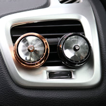 Load image into Gallery viewer, Car  Perfume Relieve Stress Fatigue Fan-shaped Air Outlet Perfume Car Decoration Silver
