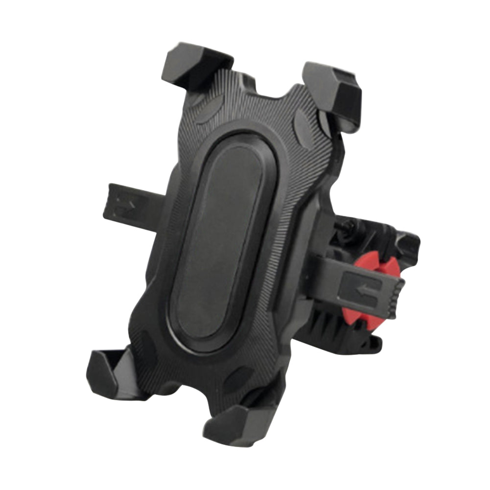 Bicycle Phone  Mount  Holder Handlebar Clip Support Bracket Universal Shockproof Four-claw Mount Phone Holder Black