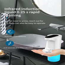 Charger l&#39;image dans la galerie, Induction Foam Soap Dispenser, 1 Set, Touchless Automatic Soap Sprayer Smart Handsfree Dispenser For Bathroom Toilet Office White
