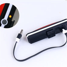 Cargar imagen en el visor de la galería, Bicycle  Tail Light Ultra Bright Warning Light Usb Charging Safety Light For Night Cycling Safety White light
