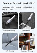 Load image into Gallery viewer, Car Vacuum  Cleaner Cordless Mini Car Cleaning Handheld Vacum Cleaner With Led Light For Car Interior Cleaner silver
