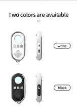 Carica l&#39;immagine nel visualizzatore di Gallery, Micro  Camera  Detector S200 Anti-candid Anti-theft Infrared Detector Emergency Flashlight Alarm Black
