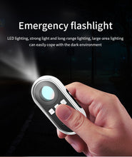 Carica l&#39;immagine nel visualizzatore di Gallery, Micro  Camera  Detector S200 Anti-candid Anti-theft Infrared Detector Emergency Flashlight Alarm Black
