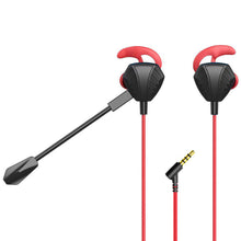Load image into Gallery viewer, G19 Universal Wired  Earphone 3.5mm Plug Stereo In-ear Headphone Detachable Microphone Gaming Headset Red
