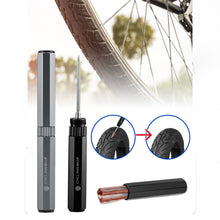 Load image into Gallery viewer, Bicycle Repair  Kit Mtb Tire Puncture Kit Road Bike Maintenance Storage Tool Tire Repair Strips black
