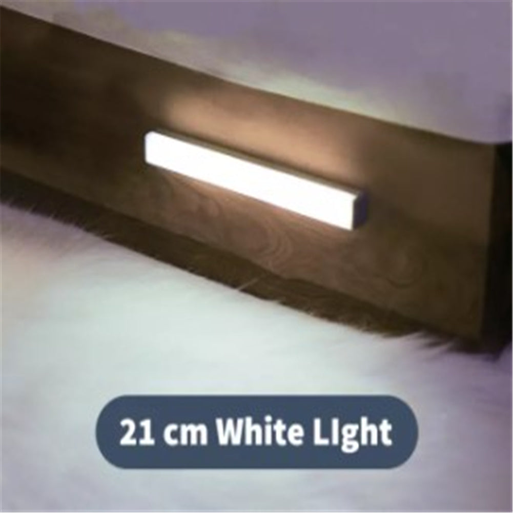 Night  Light Human Motion Sensor Led Lamp For Bedroom Bathroom Kids Room (warm Yellow/white) White light 21cm