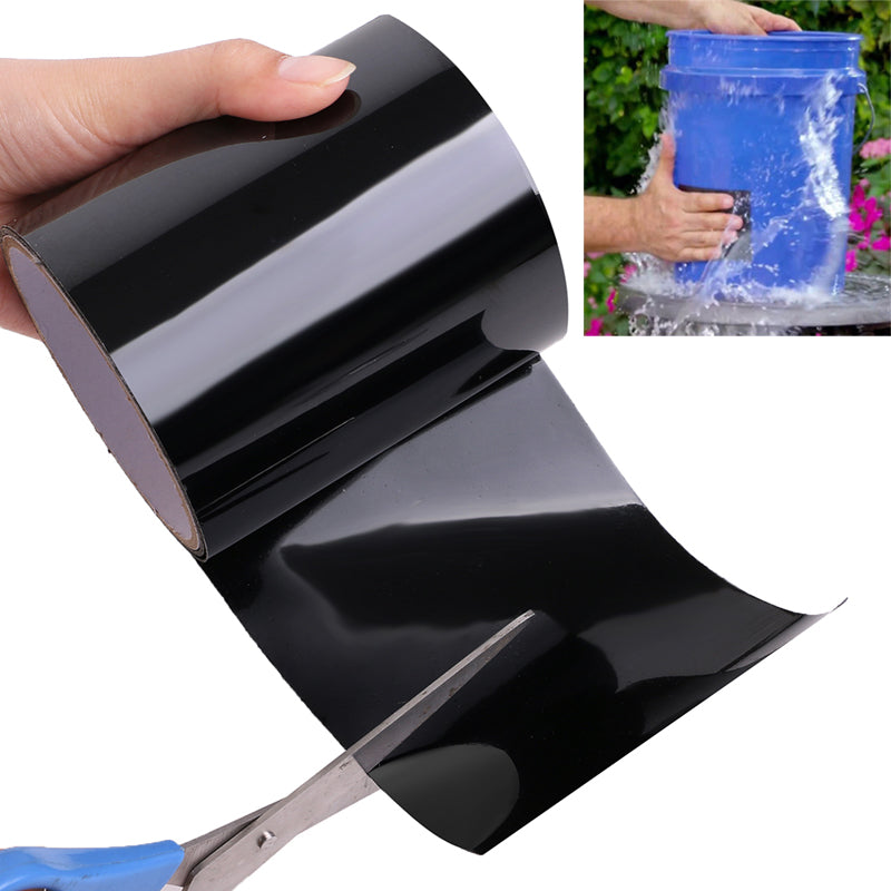 Adhesive Silicone Water Pipe Sealing  Tape 150*10cm Leakproof Waterproof Tape black