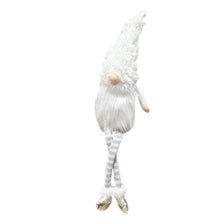 Last inn bildet i Galleri-visningsprogrammet, Nordic Old Man Faceless  Doll With White Long Legs For Home Christmas Decorations 64 long-legged sitting nordic elderly beard
