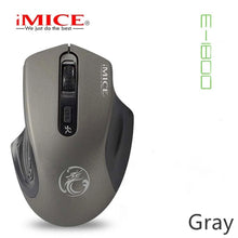 Load image into Gallery viewer, 2.4g Wireless  Mouse For Laptop Pc Adjustable 1600 Dpi Usb Gaming Mice Computer Ergonomic Design grey
