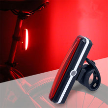 Load image into Gallery viewer, Bicycle  Tail Light Ultra Bright Warning Light Usb Charging Safety Light For Night Cycling Safety Red+blue+pink light
